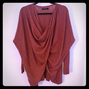 Allsaints copper wrap sweater - reversible
